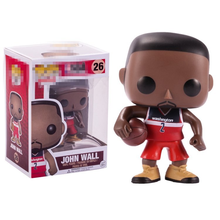 Basketball NBA Star James Kobe Stephen Curry Kyrie Irving John Wall Action Figure Collectible Model Toy for Fans Gifts
