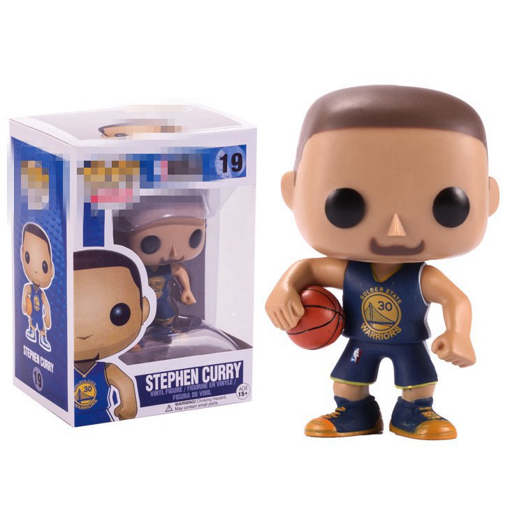 Basketball NBA Star James Kobe Stephen Curry Kyrie Irving John Wall Action Figure Collectible Model Toy for Fans Gifts
