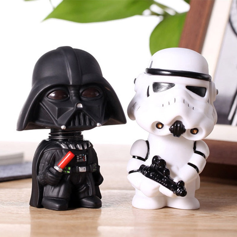 11cm Star Wars Figure Action Darth Vader Action Figure Toy Bobble Head Star Wars Figures For Children Kids Toys