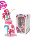 Exclusive 8-20cm My Little Pony Toys  Pinkie Pie Bishoujo Statue PVC Action Figures Collectible Model Dolls Toys