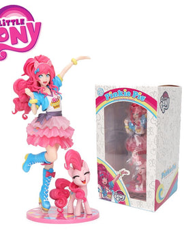 Exclusive 8-20cm My Little Pony Toys  Pinkie Pie Bishoujo Statue PVC Action Figures Collectible Model Dolls Toys
