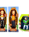 44cm Toy Story 4 Talking Woody Jessie BUZZ Lightyear PVC Action Toy Figures Model Speaking Sheriff Woody Collectible Doll Sound