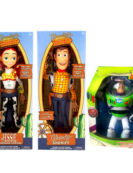 44cm Toy Story 4 Talking Woody Jessie BUZZ Lightyear PVC Action Toy Figures Model Speaking Sheriff Woody Collectible Doll Sound