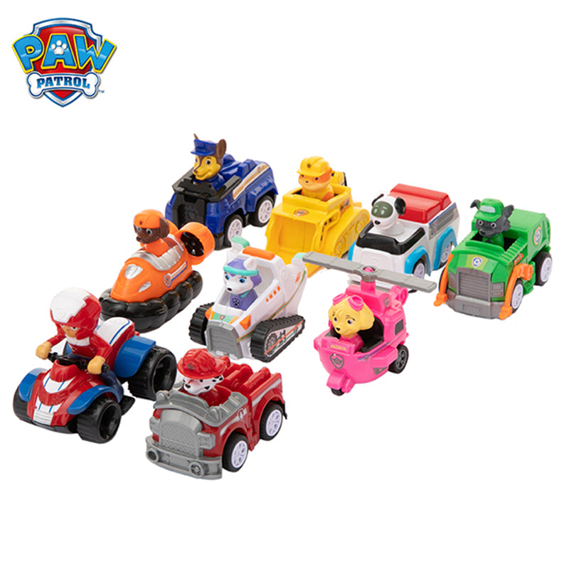 9 Pcs/Set Paw Patrol Dogs Rescue Set Toys Puppy Patrol Cars Patrulla Canina Ryder Anime Action Figures Model Kids Birthday Gifts