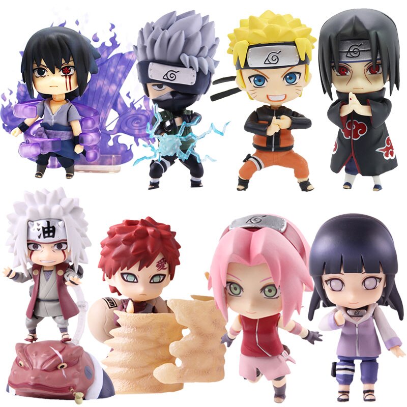 Naruto Shippuden Uzumaki Naruto 682 Uchiha Sasuke 707 Hyuuga Hinata 879 Hatake Kakashi 724 Jiraiya 886 PVC Action Figure Toy