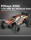 PXtoys 9302 1/18 4WD RC Car with Off-Road Buggy Vehicle High Speed Racing Car for Pioneer RTR Monster Truck Remote Control Toy z